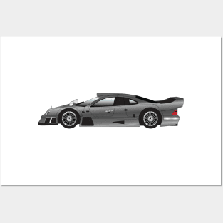 Benz CLK GTR Posters and Art